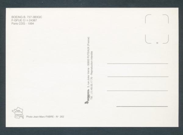 LAEROPOSTALE, Boeing B 737-3B3QC