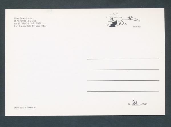 BLUE SCANDINAVIA, B 757-2YO