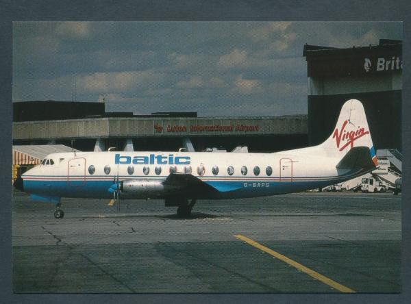 BALTIC VIRGIN, Vickers Viscount 814
