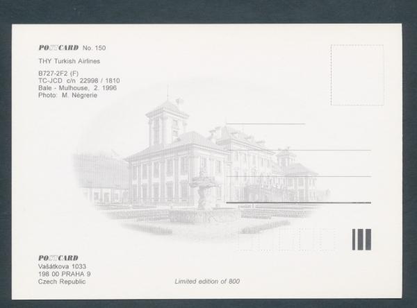 THY TURKISH AIRLINES, B727-2F2 (F)