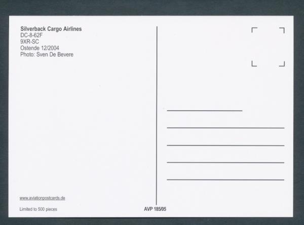 SILVERBACK CARGO AIRLINES, DC-8-62F