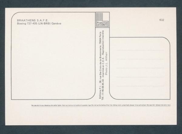 BRAATHENS S.A.F.E., Boeing 737-405
