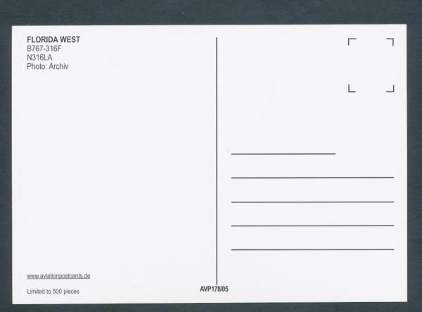 FLORIDA WEST, B767-316F