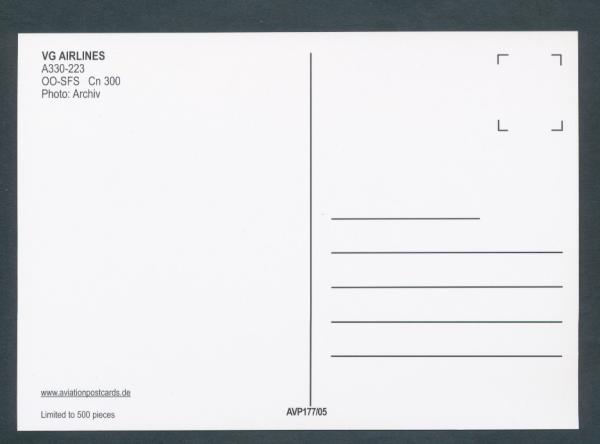 VG AIRLINES, A330-223