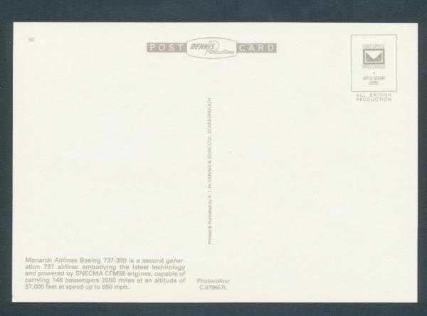 MONARCH Airlines, Boeing 737-300,