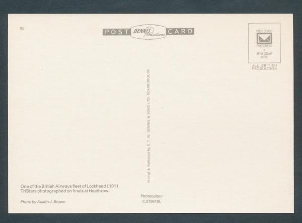 BRITISH AIRWAYS, Lockheed L1011,