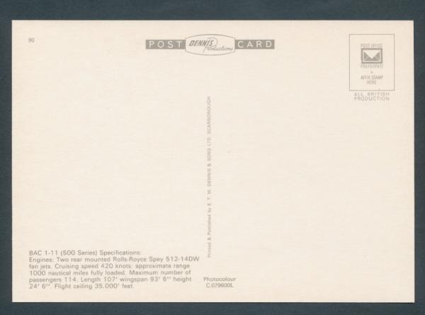 British Caledonian Airways Bac 1-11 500,