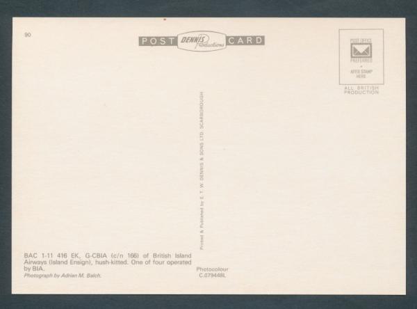 British Island Airways, B.I.A. BAC 1-11 400,