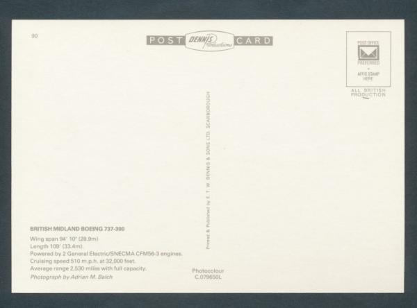 BRITISH MIDLAND, Boeing 737-300,