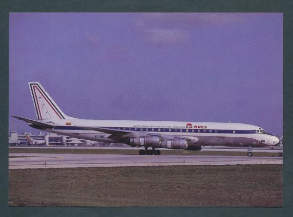 AEROLINEAS NACIONALES DEL ECUADOR, ANDES, DC-8-54F,
