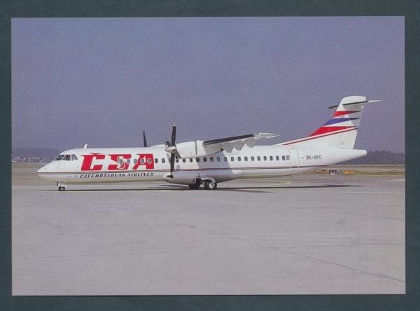 CSA, CZECHOSLOVAK AIRLINES, ATR72-202,