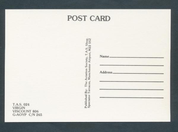 VIRGIN Viscount 806
