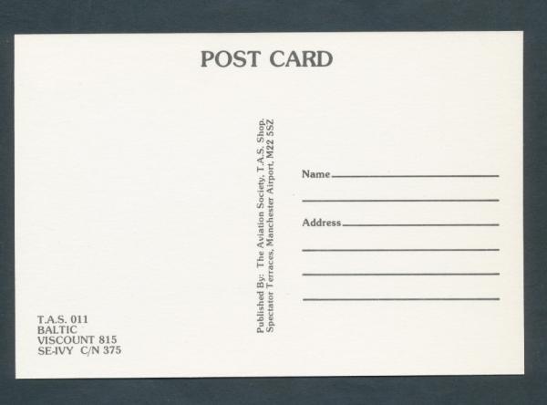 BALTIC, VISCOUNT 815