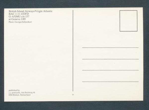 BRITISH ISLAND AIRWAYS, Virgin Atlantic, BAC 1-11,