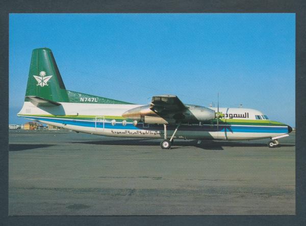 SAUDIA, Fairchild Ind. F-27J,