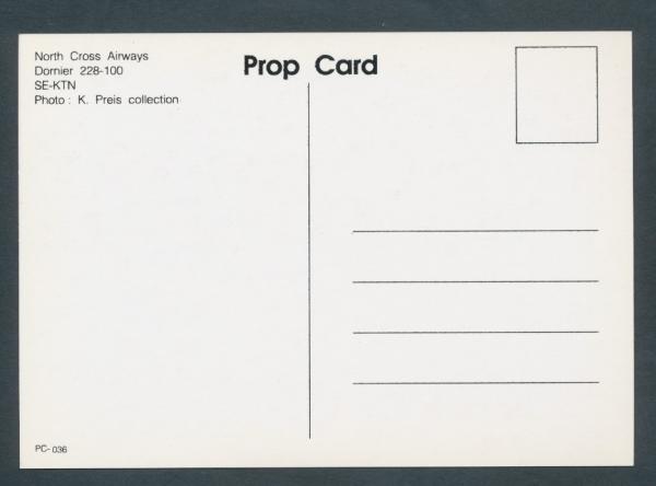 NORTH CROSS AIRWAYS, Dornier 228-100,