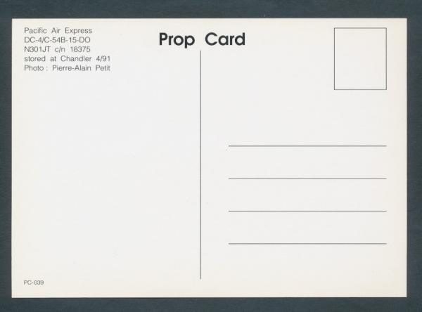 PACIFIC AIR EXPRESS, DC-4,