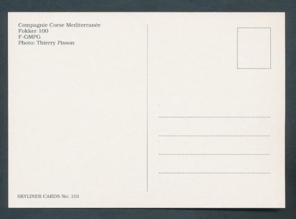 COMPAGNIE CORSE MEDITRRANÈ, Fokker 100,