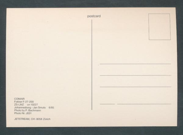 COMAIR, Fokker F-27-200,