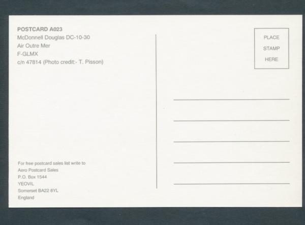 AOM AIR OUTRE MER, McDonnell Douglas DC-10-30,
