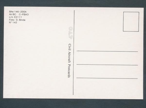 AIR BC,BAe 146,