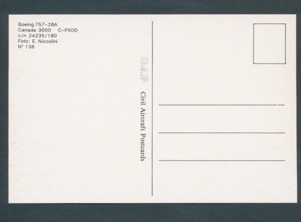 CANADA 2000, Boeing 757-28A,