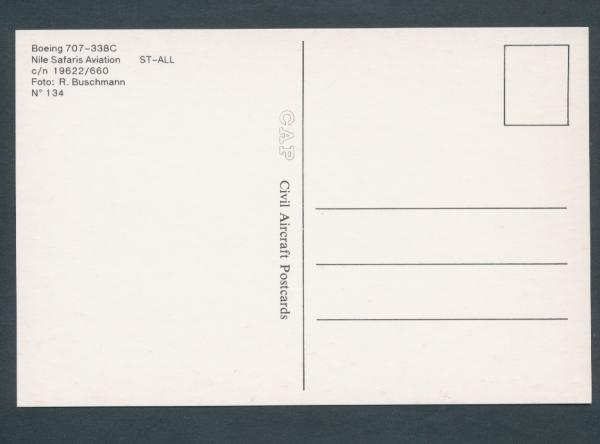 NILE SAFARIS AVIATION,Boeing 707-338C,