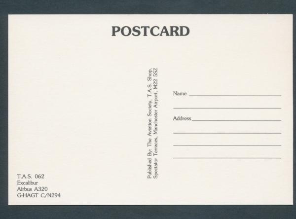 EXCALIBUR, AIRBUS A320,