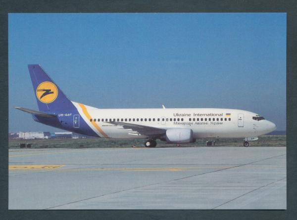 UKRAINE INTERNATIONAL, Boeing 737-35B,