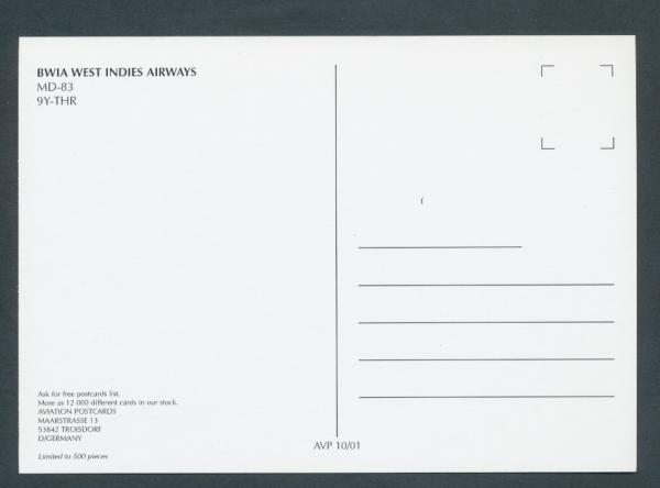 BWIA WEST INDIES AIRWAYS, MD-83,