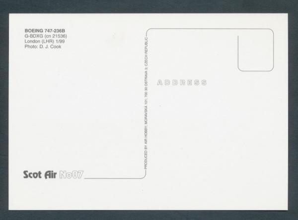 BRITISH AIRWAYS, Boeing 747 236B