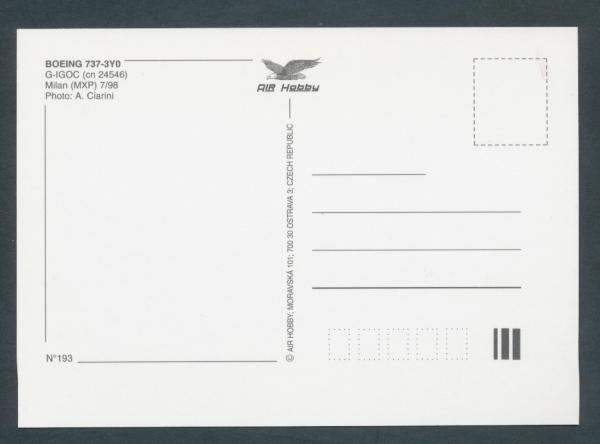 GO TODAY, BOEING 737-3Y0,