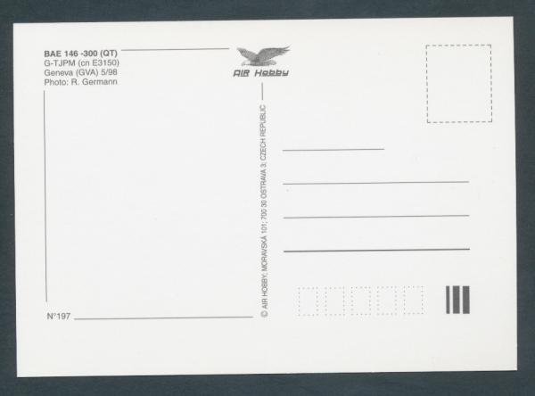 SKY PAK, BAE 146-300QT,