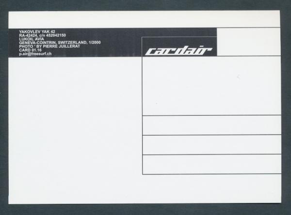 LUKOIL AVIA, Yakovlev 42,