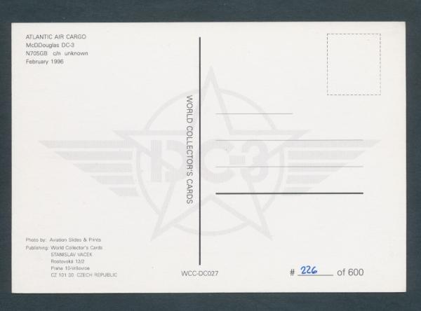 ATLANTIC AIR CARGO, McDDouglas DC-3,
