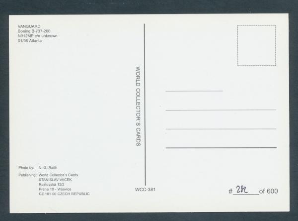 VANGUARD, Boeing B-737-200,