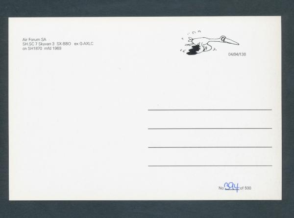 AIR FORUM SA,  SH.SC 7 Skyvan,