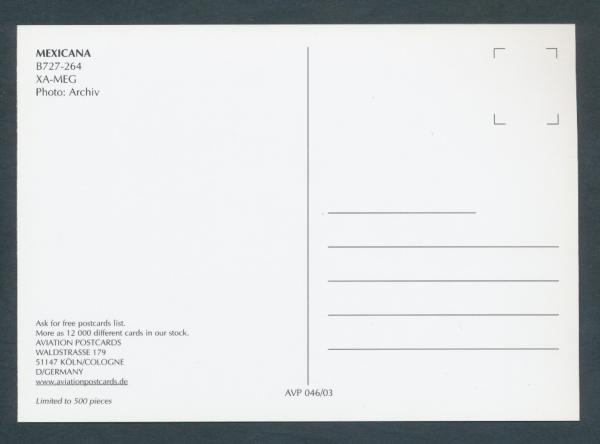 MEXICANA, B727-264,