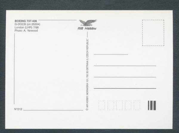 BRITISH AIRWAY, Boeing 737-436
