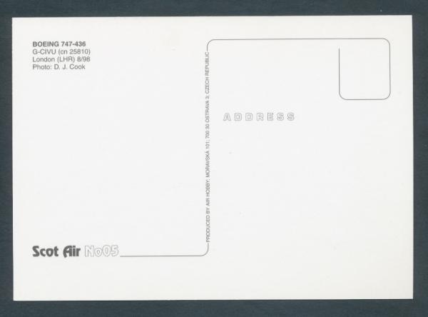 BRITISH AIRWAYS, Boeing 747-436