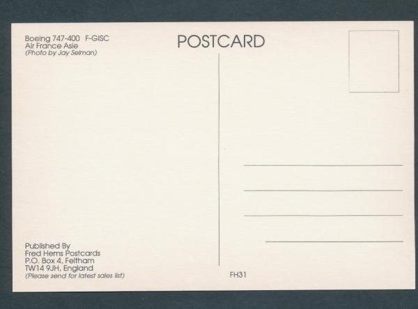 AIR FRANCE ASIE, Boeing 747-400
