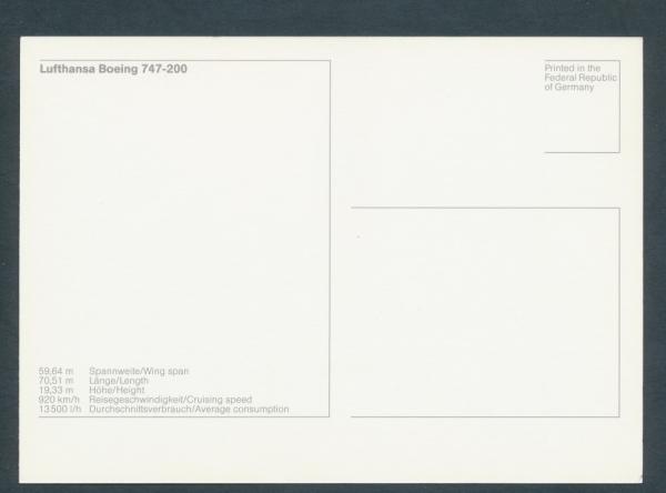 LUFTHANSA, Boeing 747-200