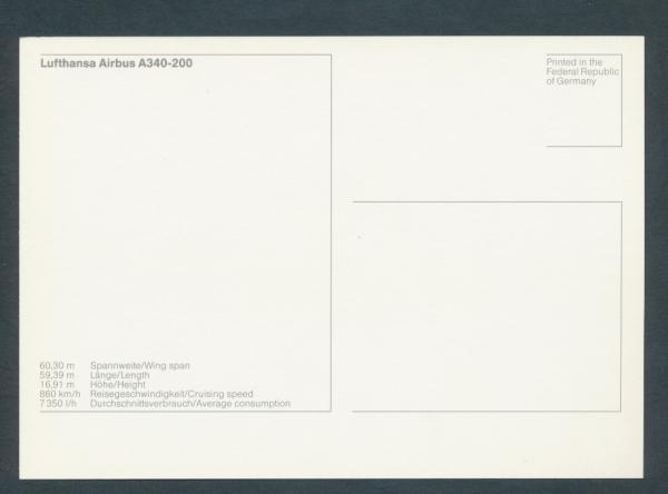 LUFTHANSA, Airbus A340-200