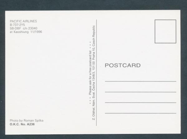 PACIFIC AIRLINES, B-737-2Y5