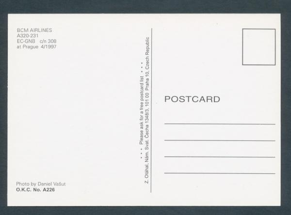 BCM AIRLINES, A320-231