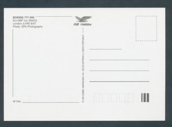 EGYPT AIR, Boeing 777-266