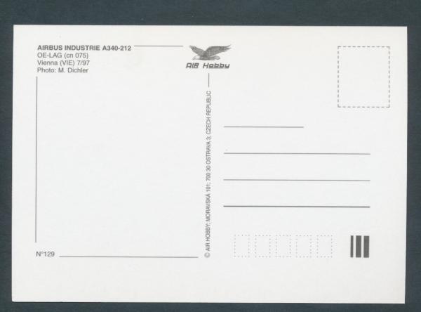 AUSTRIAN AIRLINE, Airbus Industrie A340-212