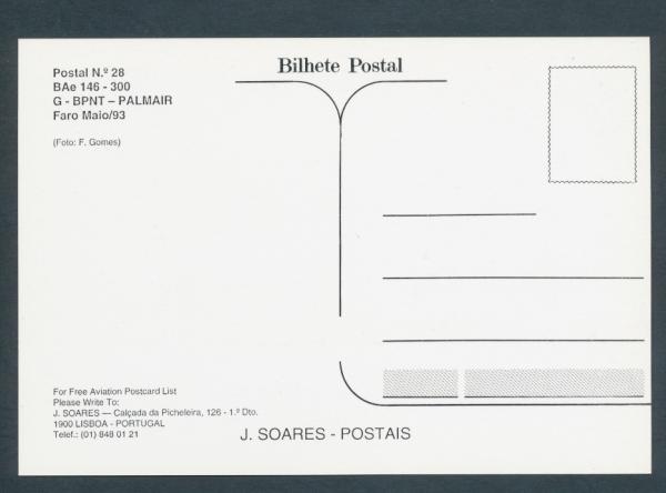 PALMAIR, BAe 146-300