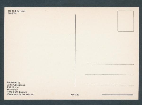 EGYPTAIR, TU 154
