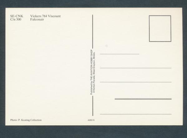 FALCONAIR, Vickers 784 Viscount